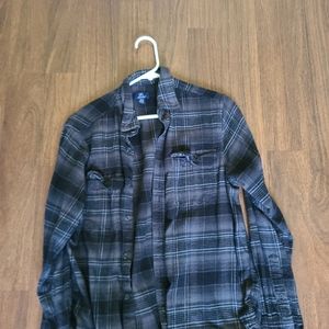 Blue And Black Flannel